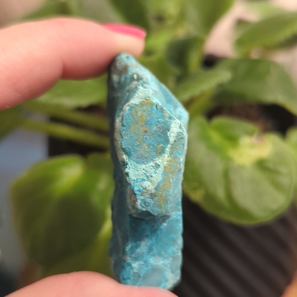 Beautiful Raw Chrysocolla chunk - Picture 4 of 5